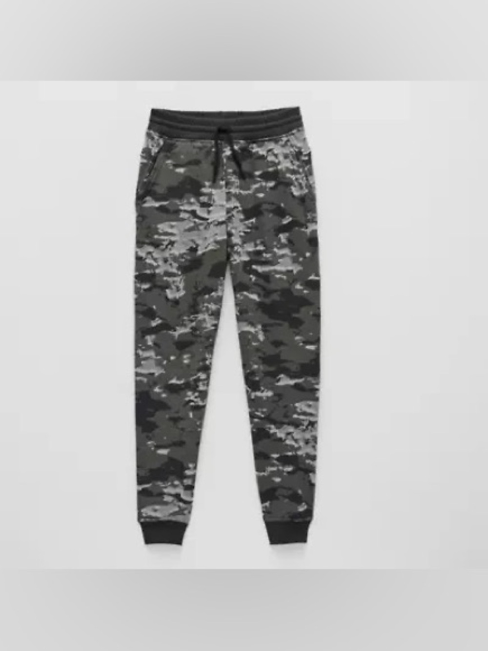 Xersion Black & Gray Camo Jogger Pants